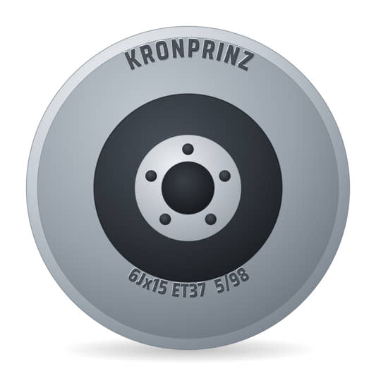 Kronprinz FE AR515010 AC 8745 SRD 154602 Stahlfelgen 6x15 Zoll ET37 LK 5x98