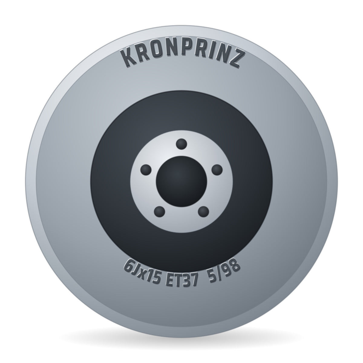 Kronprinz FE AR515010 AC 8745 SRD 154602 Stahlfelgen 6x15 Zoll ET37 LK 5x98