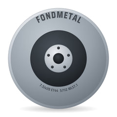 Fondmetal E-Joule glossy titanium machined Alufelge 7.5x20 Zoll ET44 LK 5x112 ML57.1