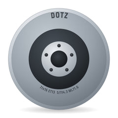 Dotz Orp0s Felge: Dakar LK: 7x16 Zoll ET13 LK 5x114.3 ML71.6