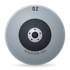 OZ Suprema XT HLT Star Graphite Felge 10.5x23 Zoll ET30 LK 5x112