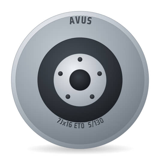 Avus 7xx16 NB84 1 RBS01 Matt Black Felge 7x16 Zoll ET0 LK 5x130
